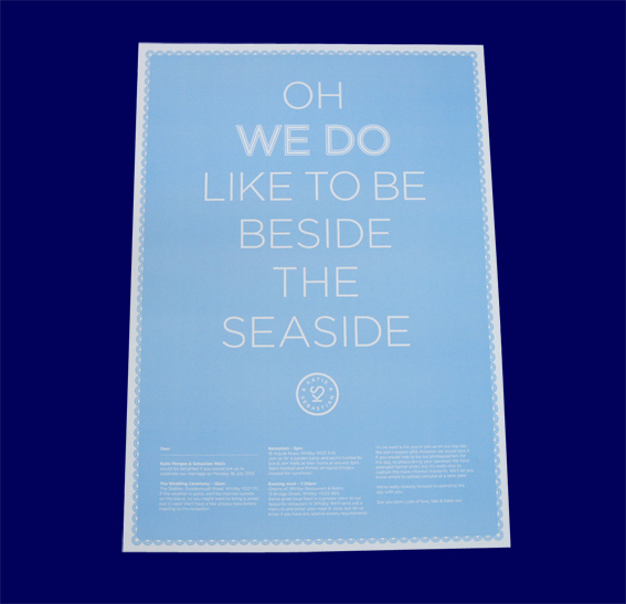 Wedding Invitation Poster Wow!